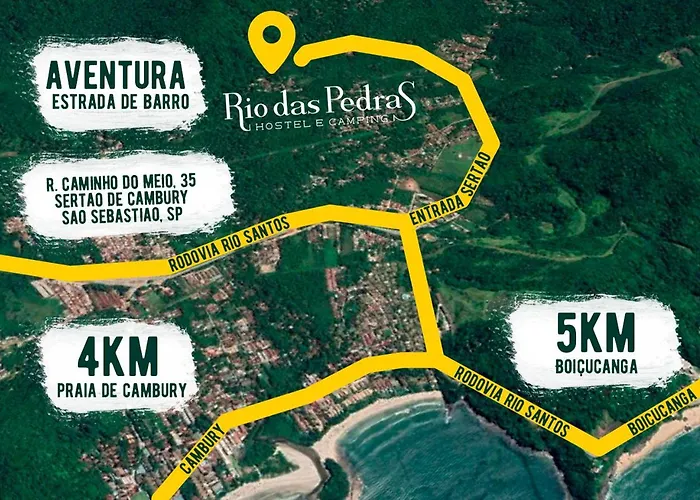 Hostel E Camping Rio Das Pedras Camburi 